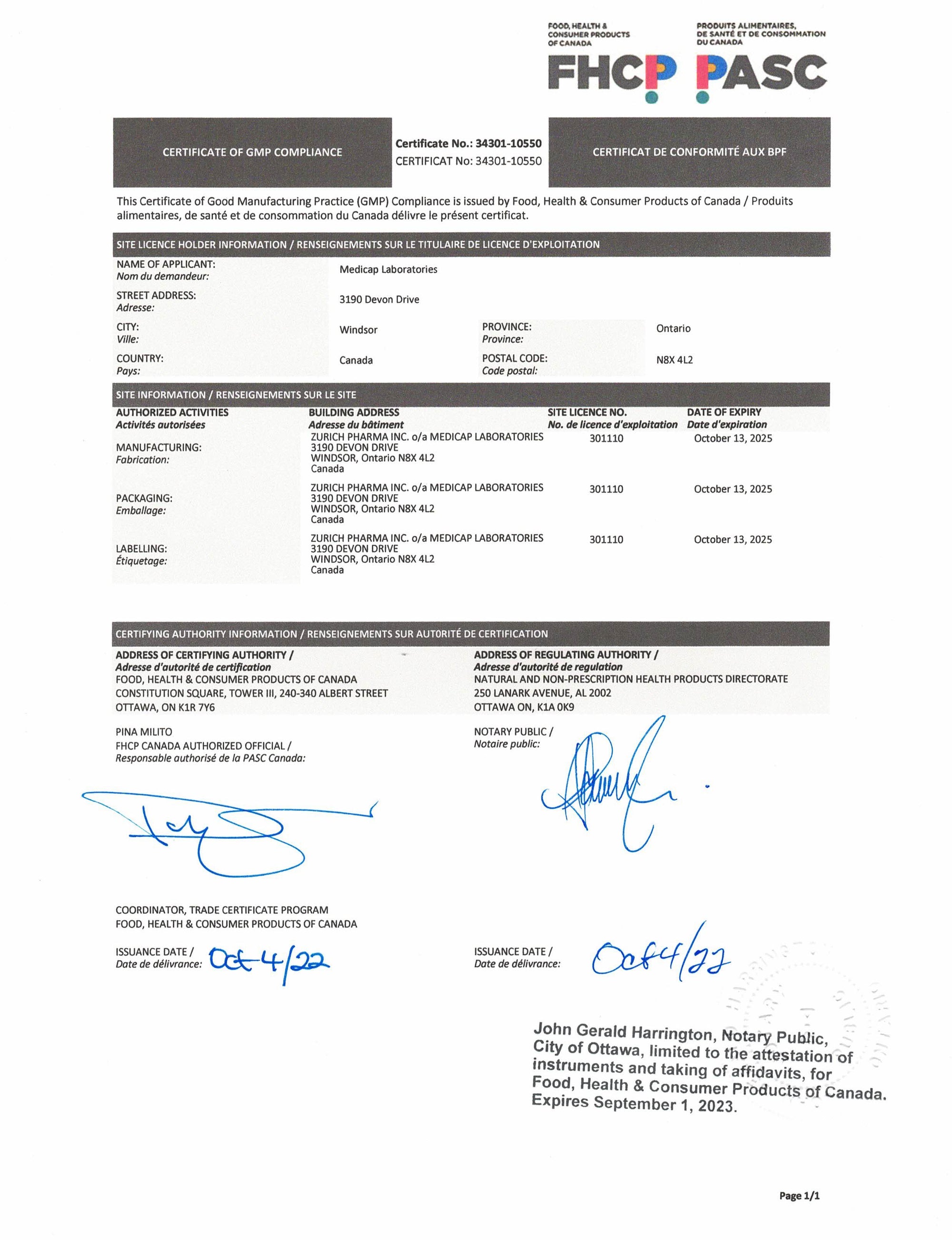Medicap Laboratories is a contract manufacturer of Dietary and Nutritional Supplement products, located in Windsor, Ontario, Canada. It specializes in Contract Manufacturing, Formulation Development Regulatory Affairs Consulting, Private Labeling, Technical Writing, Storage and Fulfillment